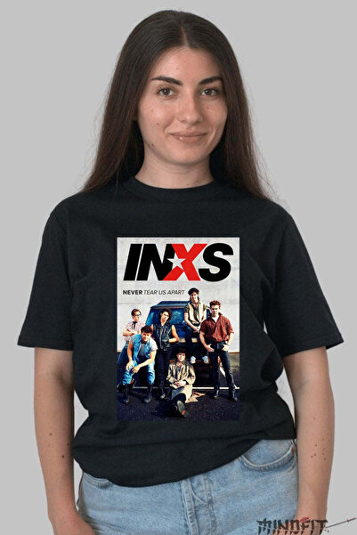GILDAN Tricou Inxs Never Tear Us Apart Dama