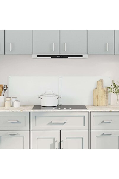 vidaxl Kitchen Backsplashes 2 pcs Transparent 70x50 cm Tempered Glass