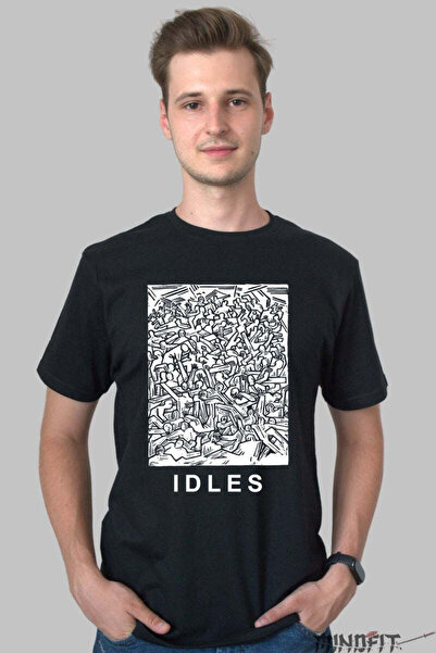 GILDAN Tricou Idles Crowd Chaos Art Barbat