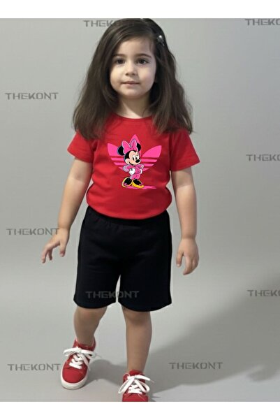 THEKONT MICKEYKIZZ ŠORTS I MAJICA SA ŠTAMPOM, LETNJI DEČJI SET