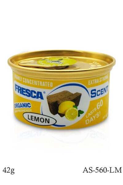 Organic Fresca Scent Lemon Can Air Freshener 42g