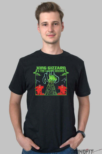 GILDAN Tricou King Gizzard Psychedelic Doom Spell Barbat
