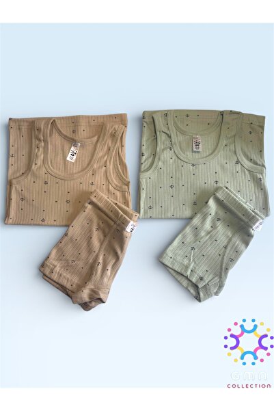 GMN COLLECTION ERKEK ÇOCUK 2 'Lİ ATLET BOXER TAKIM