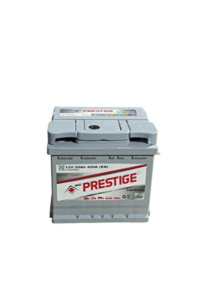 AKO Prestige 12V 50Ah 420A Standart Kare Akü (Üretim Tarihi:2025)