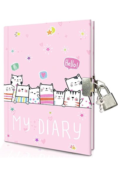 Generics مفكرة للبنات مع قفل للأطفال