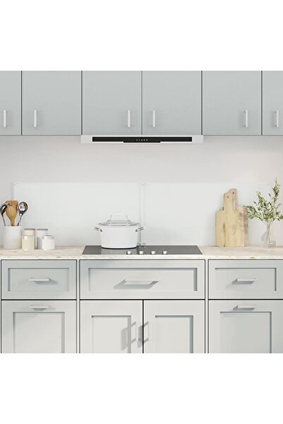 vidaxl Kitchen Backsplashes 2 pcs Transparent 80x50 cm Tempered Glass