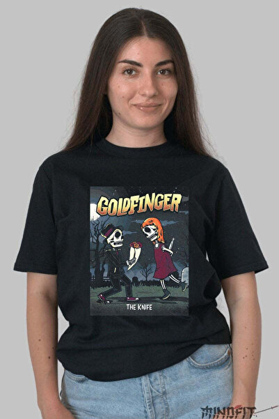 GILDAN Tricou Goldfinger The Knife Edition Dama