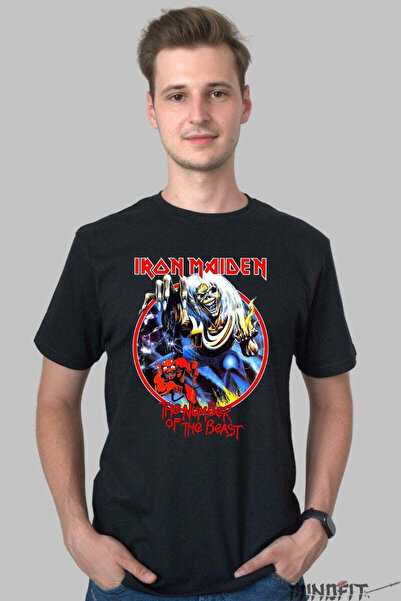 GILDAN Tricou Iron Maiden The Number Of The Beast Barbat