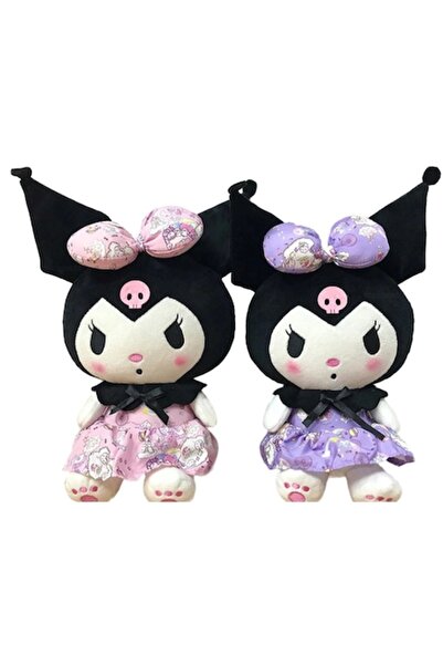 Hello Kitty Set de 2 jucării de pluș, Hello Kitty, bumbac/polipropilenă, Kuro...