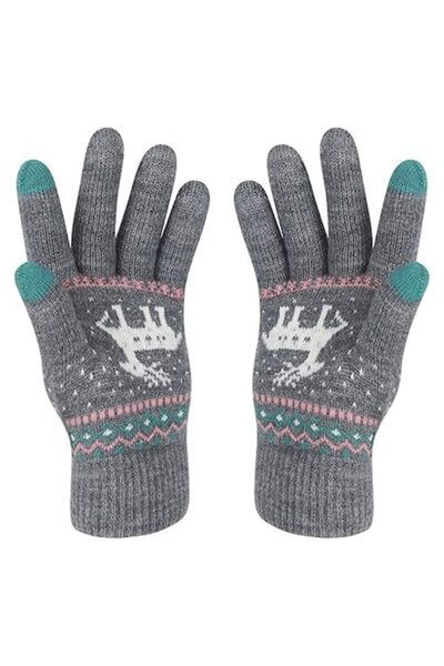 Optim Solution Winter Gloves for Women, Tactile, Warm Winter Gloves