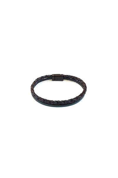 HER ŞEY NOTA www.herseynota.com Pure Braid Core – Men's Genuine Leather Brace...