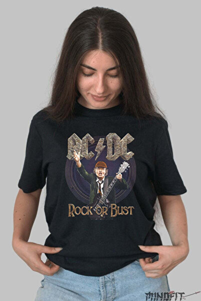 GILDAN Tricou Rock Ac Dc Rock Or Bust Edition Dama