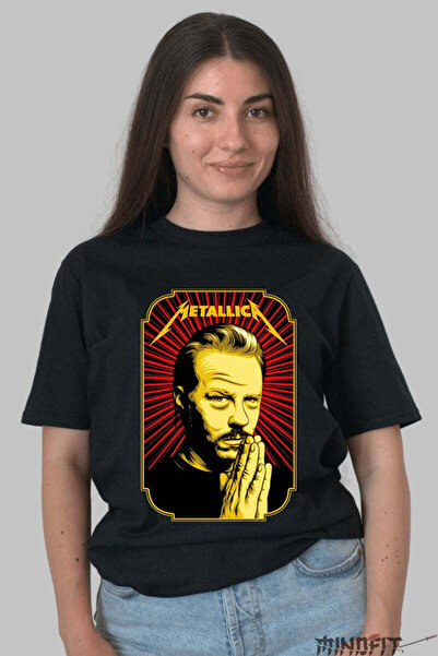 GILDAN Tricou Metallica Portret Iconic James Hetfield Dama