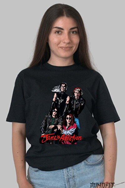 GILDAN Tricou Jane S Addiction Portret Rebele Anii 90 Dama