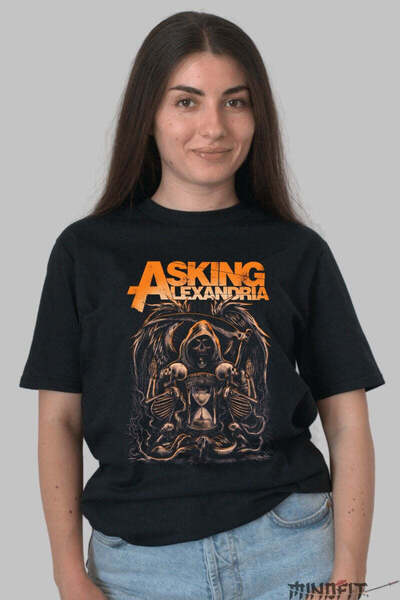 GILDAN Tricou Asking Alexandria Grim Reaper Edition Dama