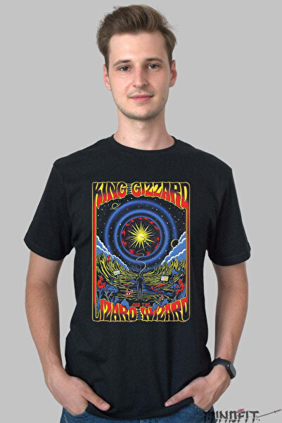 GILDAN Tricou King Gizzard Psychedelic Cosmic Vision Barbat