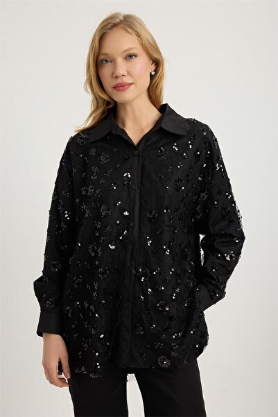 HomeStore Payetli Gömlek