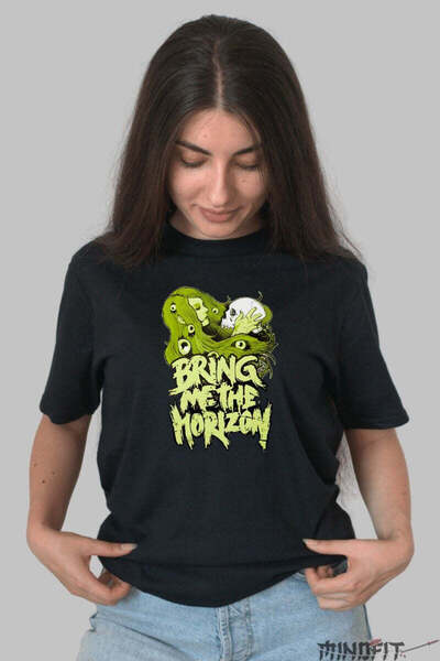 GILDAN Tricou Rock Bring Me The Horizon Toxic Skull Dama