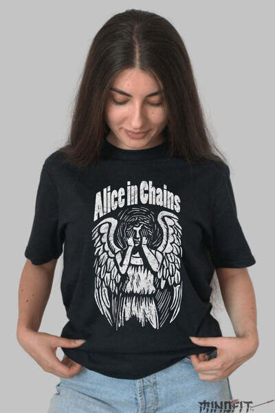 GILDAN Tricou Rock Alice In Chains Fallen Angel Silence Dama