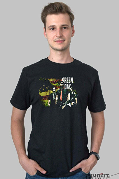 GILDAN Green Day Spirit Πανκ Ροκ Ανδρικό T-Shirt