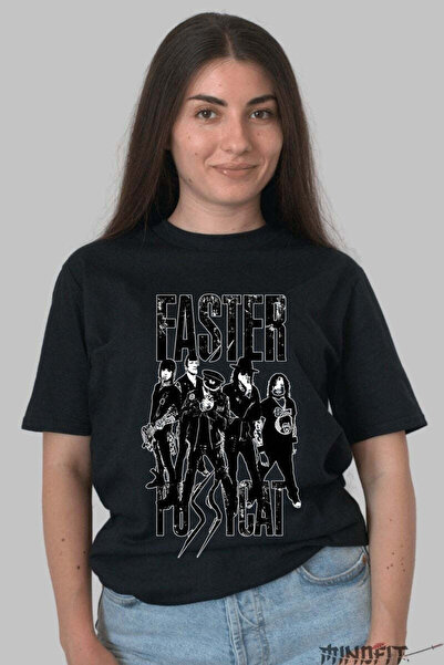 GILDAN Tricou Faster Pussycat Glam Metal Attitude Dama