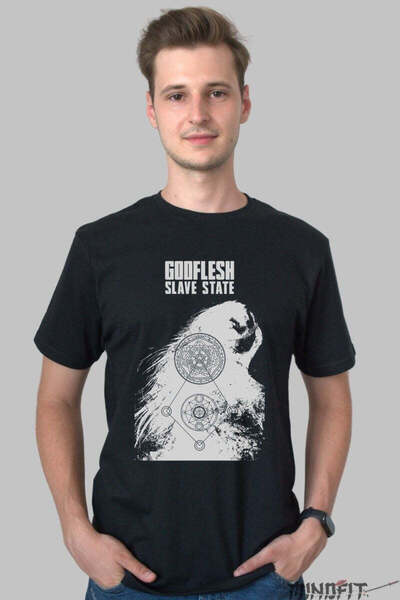 GILDAN Tricou Godflesh Slave State Industrial Art Barbat