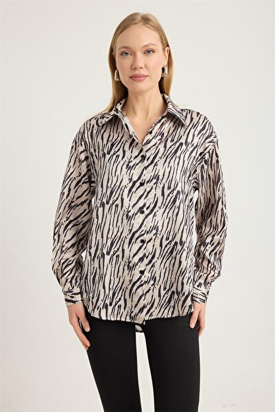 HomeStore Cămașă cu dungi de zebră