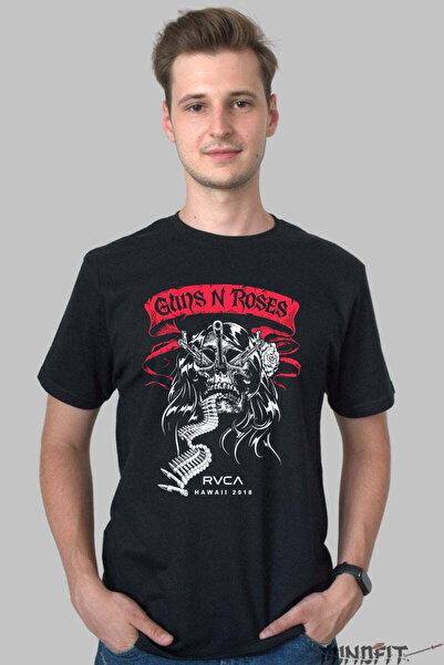 GILDAN Tricou Guns N Roses Hawaii Tour 2018 Barbat