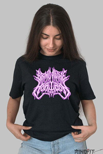 GILDAN Tricou Rock Bring Me The Horizon Neon Logo Dama