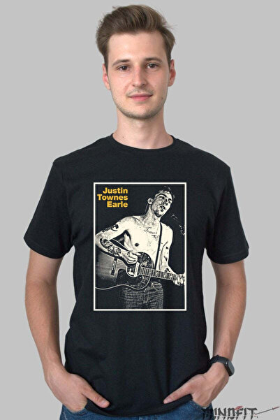 GILDAN Tricou Justin Townes Earle Spiritul Rebelului Folk Barbat