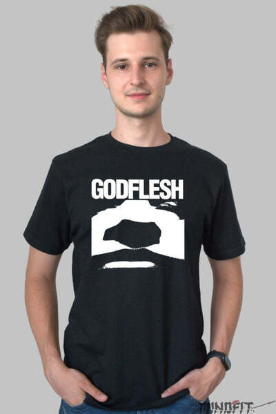 GILDAN Tricou Rock Godflesh Industrial Sound Impact Barbat