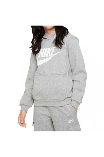 Nike Hanorac din fleece Sportswear Club pentru copii, gri, mărimea S