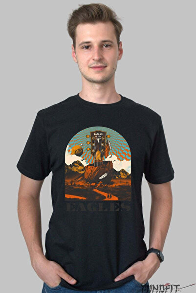 GILDAN Tricou Eagles On Tour Desert Psychedelic Barbat