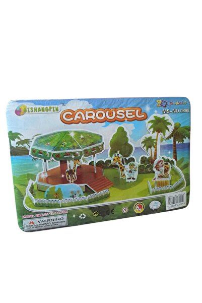 Hureggo 3D Puzzle''Carousel'' & 13,1 X 8.7 cm
