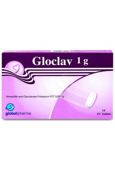 SPIMACO Gloclav 1 gm Tablet 14pcs