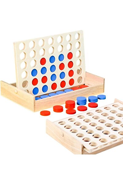 Arabest لعبة توصيل أربعة ألواح خشبية