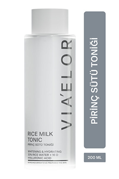 Via Elor Pirinç Mayası Aydınlatıcı ve Nemlendirici Cilt Tonu Eşitleyici Tonik...