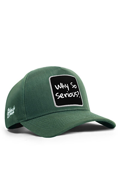 BlackBörk Why so Serious Logo Cordura Petrol Green Baseball Cap