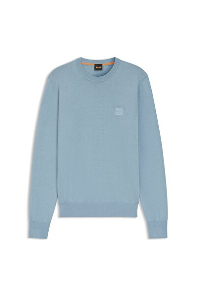 BOSS Pamuk ve Kaşmir Karışımlı Triko Kazak