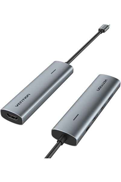 Vention قاعدة شحن USB-C 4 في 1 بقوة 100 واط