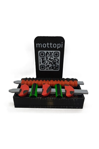Mottopi Qr Menu Stand Kebab / Digital Menu Modern Stand, Qr Menu Desktop Stan...