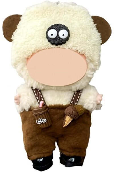 KASTWAVE طقم ملابس كروشيه لدمية لابو 17 سم