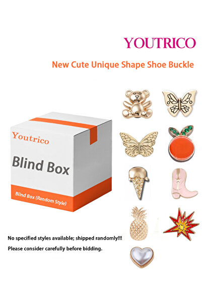 Youtrico New Cute Unique Shape Shoe Buckle - Blind Box (Random Style)