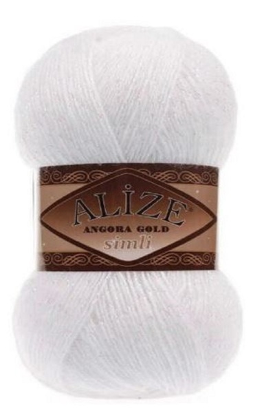 Alize Angora Silvery White 1 Piece Size: 55