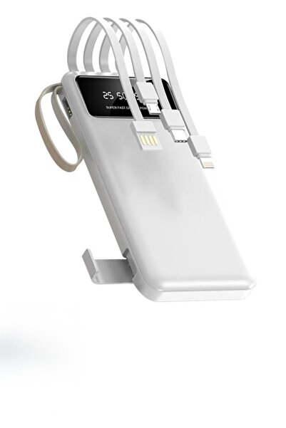 POLYGOLD PG-PW110 Beyaz 4 Çıkışlı Taşınabilir 10.000 Mah Powerbank