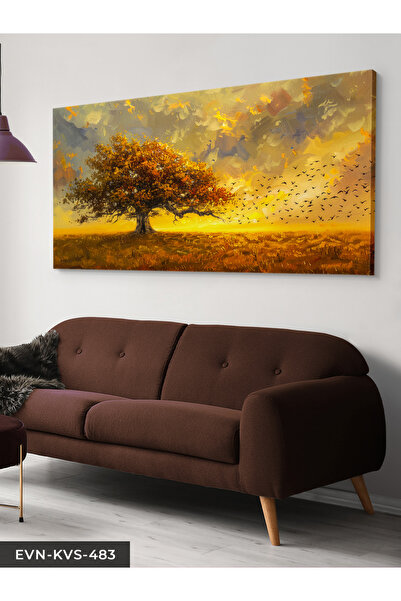 Evinemoda Drvo i ptice Jednodijelno platno - Slika na platnu