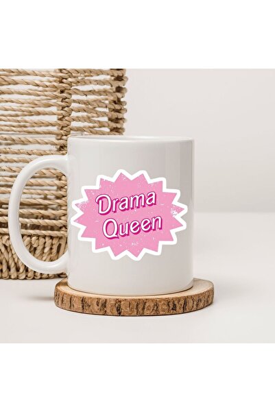 kubdekor Drama Queen Written on Printed Mugs