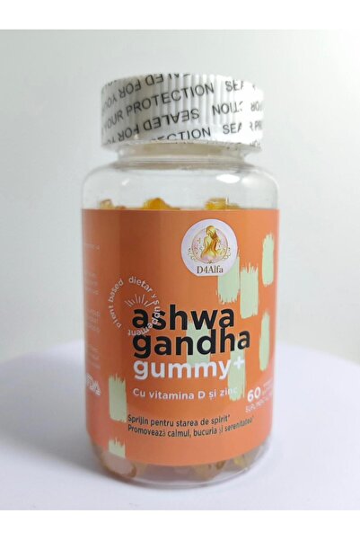 D4ALFA Ζελεδάκια Ashwagandha+ με βιταμίνη D και ψευδάργυρο