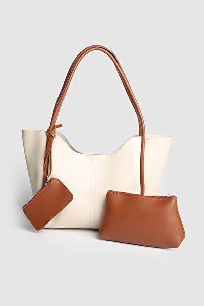 Store حقيبة كتف نسائية من Sane مع محفظة للعملات المعدنية