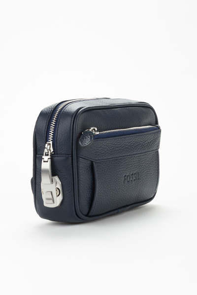 Fossil 100% Genuine Leather Special Design Handbag with Combination Lock Port...